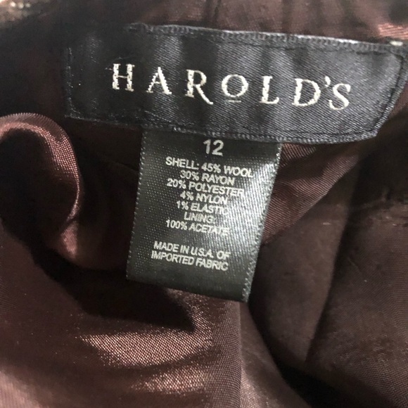 Beautiful gray trousers with brown velvet details - Picture 3 of 5